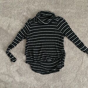 Free People Knit Cowl Neck Top